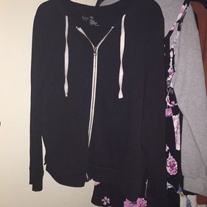 Black exercise jacket